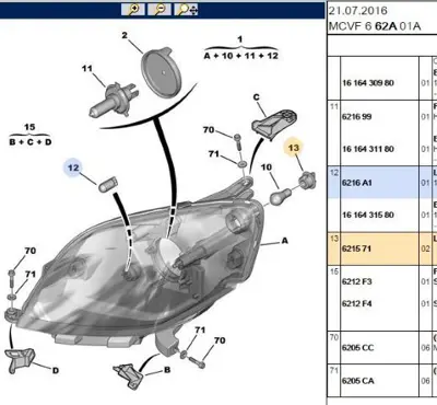 PSA 6215.71 Ampul Duyu 621571