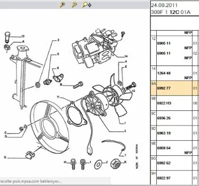 PSA 6992.77 Agraf  6992.77