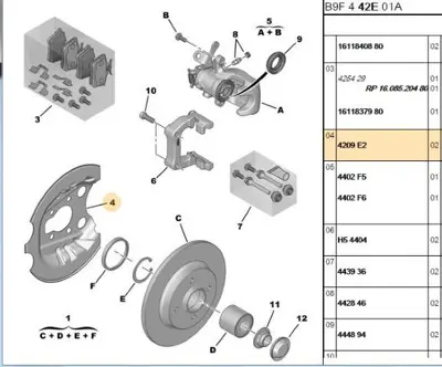 PSA 4209.E2 Arkafrenkorumasacı 4209.E2