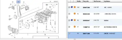 PSA 55577288 Mil Zinciri 55577288