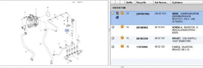 PSA 25183186 Enjektor Opel Antara A22dm 4802157 25183186