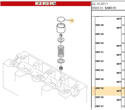 PSA 0907.55 Subap Ayar ??M? 4.20 Sxd 0907.55