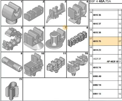 PSA 4815.75 Agraf  4815.75