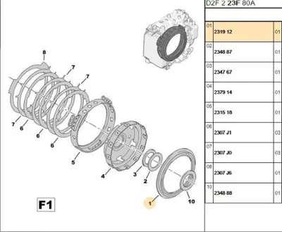 PSA 2319.12 Otom.şanzıman Pistonu  2319.12