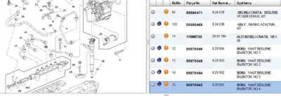 PSA 55570043 Enjektör Borusu 1.Göz B16dth ASTRAJ 55570043 820901