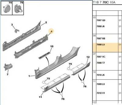 PSA 7008.L0 Marspıel Sacı Iç 7008.L0