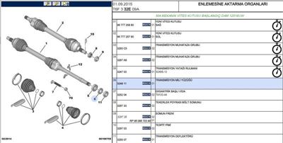 PSA 3248.11 Aks Rulman Yüzüğü  3248.11