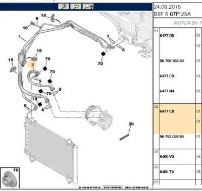 PSA 6477.C8 Klima Hortumu 6477.C8