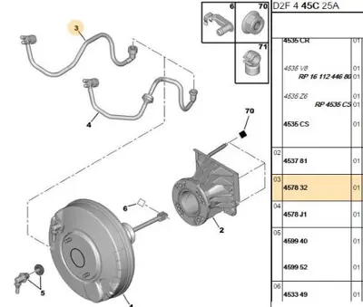 PSA 4578.32 Westınghouse Hortumu  4578.32