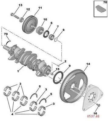 PSA 0537.48 Volant Civatasi 0537.48
