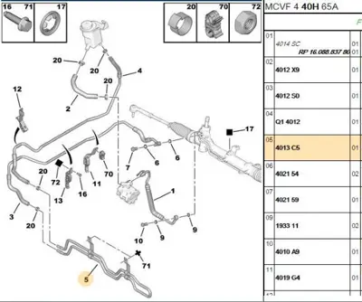 PSA 4013.C5 DıreksıyonYağsogutucu 4013.C5