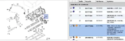 PSA 12855257 Kasnak Cıvatası 12855257 2001582 636996 93177298