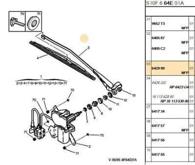 PSA 6429.99 Arka Cam Silgi 106 Arka Firsat 642999 6429.99 642999 642999 