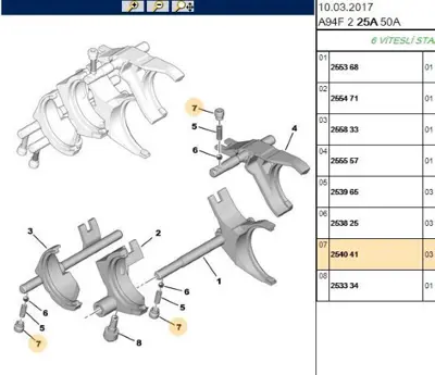 PSA 2540.41 Vites Catal Plastik Kapak 2540.41