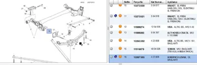 PSA 13267303 Arka Dingil Isi Kalkani Opel Astra J 423059 13267303