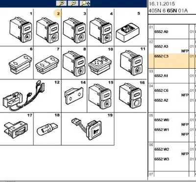 PSA 6552.C3 Anahtar  6552.C3