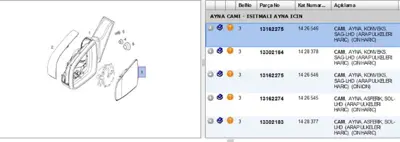 PSA 13162275 Ayna Cami Sag Zafira B 1426546 13162275