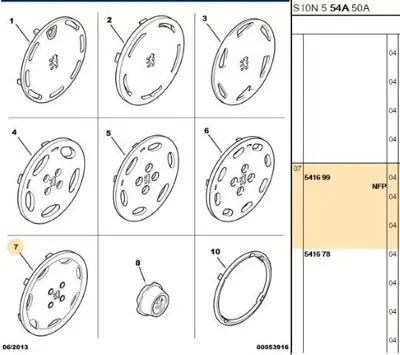 PSA 5416.99 Jant Kapak  5416.99