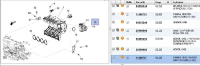 PSA 11588717 Vıdam6 X 40Triger Kayısı Kapağı 11588717 11588728 55490405 55495936 55505562 55571672 55573867 55573868 55578428 55582910
