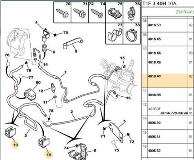 PSA 4018.AY Dirk.Yağ.Hortum Ağrafı 4018AY