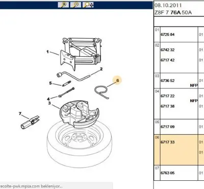 PSA 6717.33 Kriko Kol Aparatı  6717.33