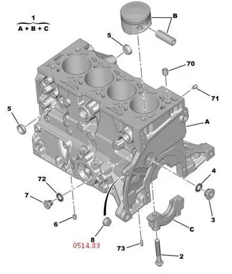 PSA 0514.83 Krank Tapası 51483