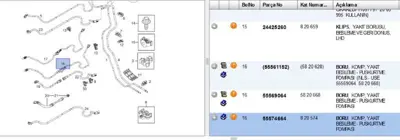 PSA 55574664 Yakıt Püskürtme Borusu Corsa D 55574664 820574