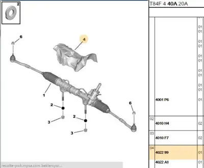 PSA 4022.99 Direk Kutu Üst Muhafaza  4022.99