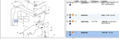 PSA 55502456 Hose 55502456 55577994 860478