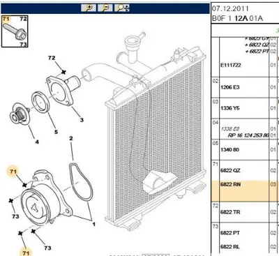 PSA 6822.RN Bağlantı Vıdası 6822.RN