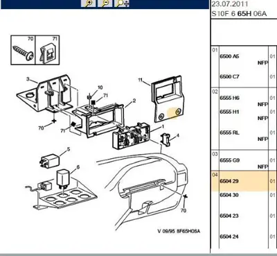 PSA 6504.29 Sigorta 5 Amp 3556274 650429