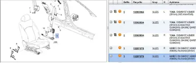 PSA 13297079 Sol Ön Aktif Em.Kemeri Cruze 13297079 197944
