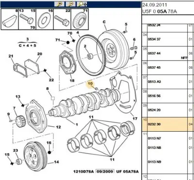 PSA 0232.30 Krank Göbek Tapası S-2800 23230