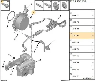 PSA 1342.06 Vida 134206 15195729 15866431 4807986