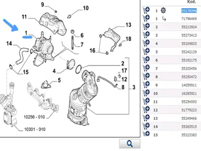 PSA 55278596 Yeni No: 1631686580 55278596