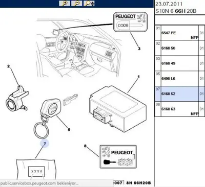 PSA 6160.50 Kontak Bakaliti  6160.50