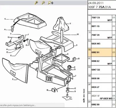 PSA 6992.81 Agraf  6992.81