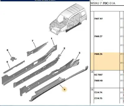 PSA 7008.Z6 Marbıye Sacı Dıs : R 7008.Z6