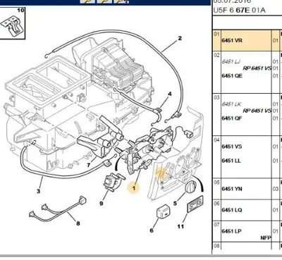 PSA 6451.VR Kalorifer Kumanda Tablası 6451.VR