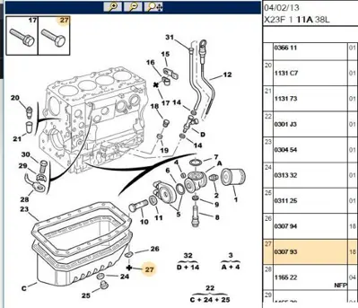 PSA 0307.93 Karter Civatasi S - 2800 30793 0307.93 30793 30793 