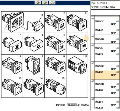 PSA 6554.32 Iç Tavan Lamba Dügmesi Boxer Firsat 655432 6554.32 655432 655432 655432