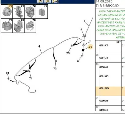 PSA 6561.W9 Bağlantı Somunu 6561W9