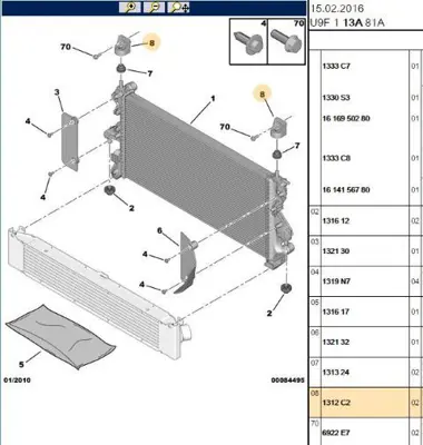PSA 1312.C2 Fan Davlunbaz Bağlantı Ay 1312C2