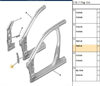 PSA 7008.J5 Tutucu  7008.J5