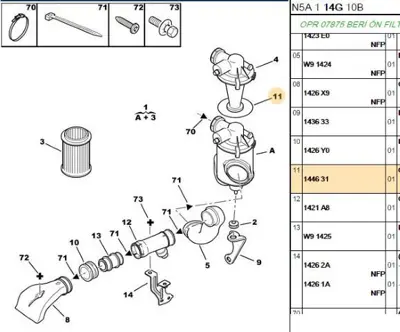 PSA 1446.31 Conta 144631 1446.31 144631 144631 
