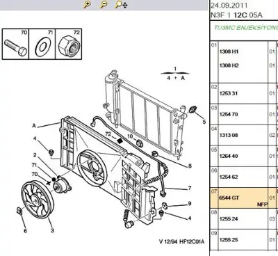 PSA 6544.GT Fan Tesisati Tu3-52 Firsat 6544GT 6544.GT 6544GT 6544GT 