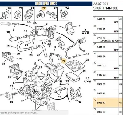 PSA 6995.43 Agraf  6995.43