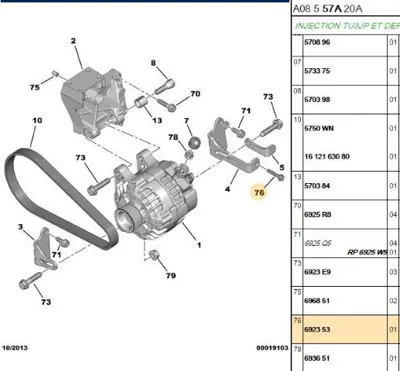 PSA 6923.53 Vida 3640009 692353
