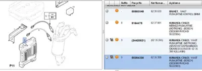 PSA 55354330 Motor Beyni Ecu Tn:Ss Z12xep 4 CORSAC 24420621 55354330 6235245 6235399