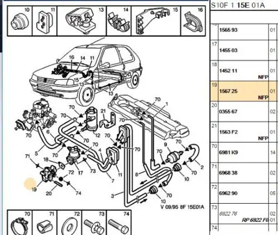 PSA 1567.25 Distributor Mesnedi 156725 1567.25 156725 156725 